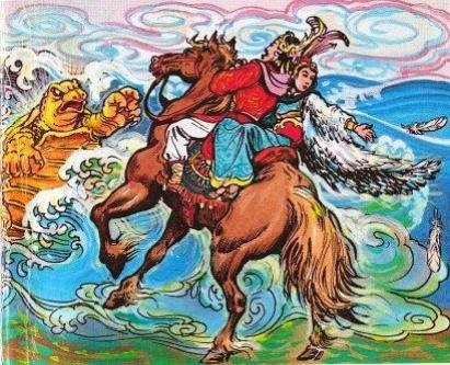 An Dương Vương cưỡi ngựa