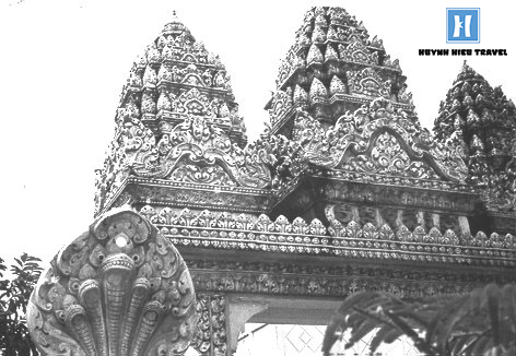 Chùa Khmer ở Đại lộ Hòa Bình trước đây