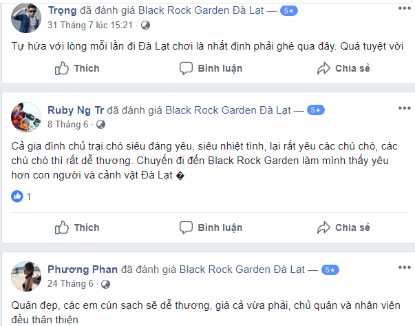 Review của khách du lịch về nông trại thú cưng Black Rock Garden