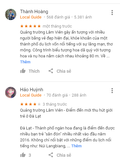 Review Quảng trường Lâm Viên