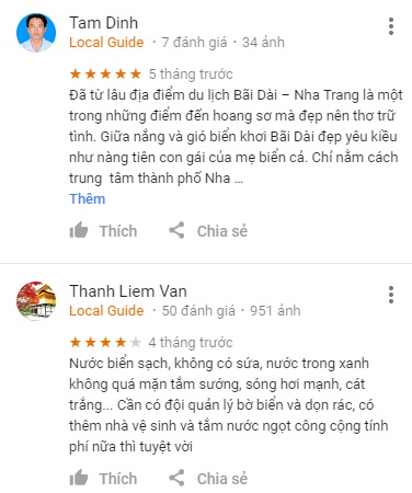 Review Khu du lịch Bãi Dài Nha Trang