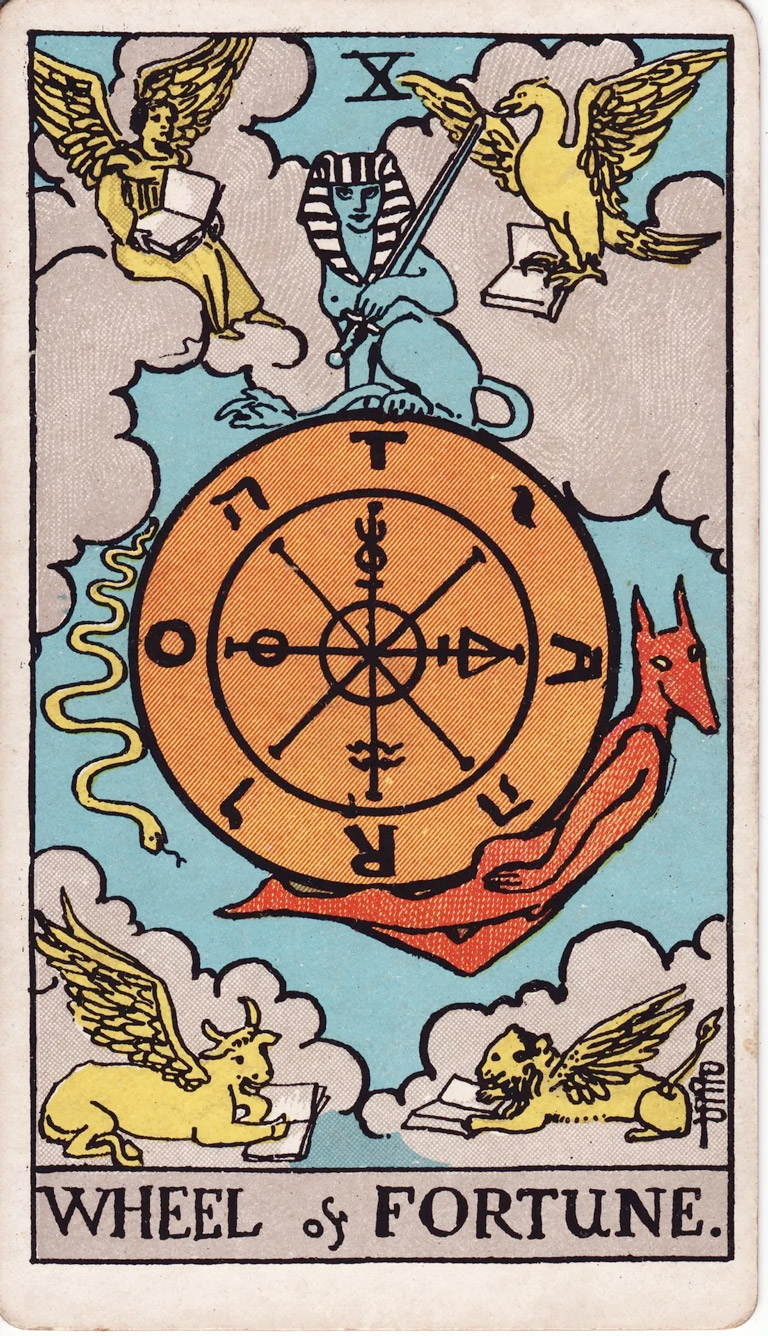 Wheel of Fortune (Vòng quay may mắn) tarot